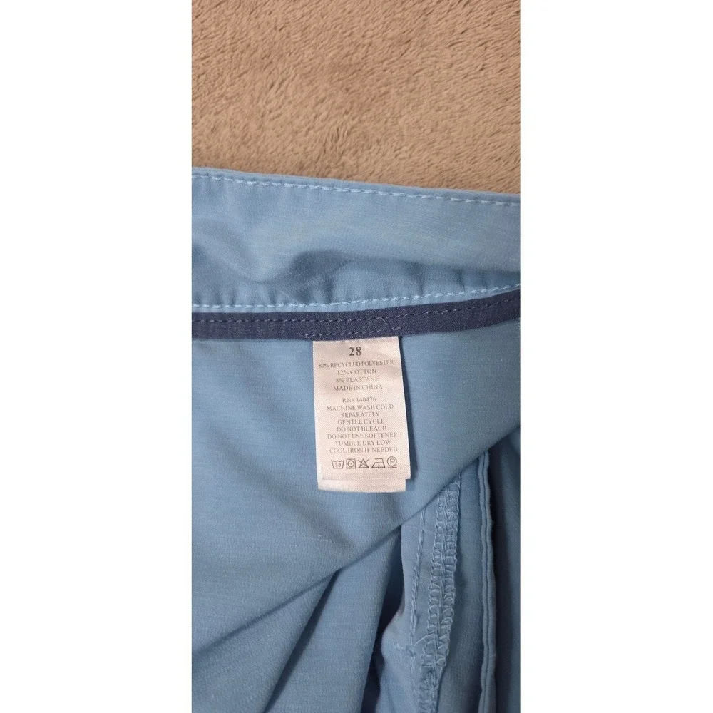 Faherty All Day Shorts Mens 28 Blue Heathered 